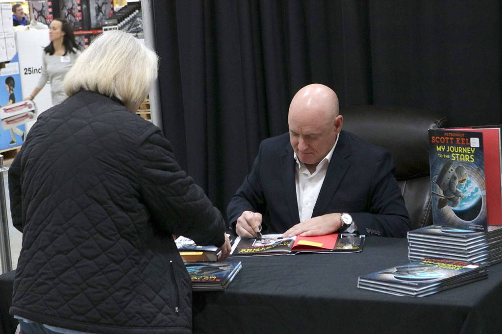 Scott Kellys book, My Journey to the Stars, is recommended for ages 5-8. Kailan Manandic, Kirkland Reporter