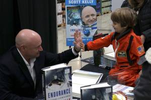 From outer space to the Eastside: Astronaut Scott Kelly comes to Kirkland Costco to promote books