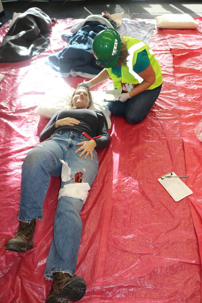 The disaster drill took place in the Kirkland City Hall Nov. 18. Megan Campbell, Kirkland Reporter