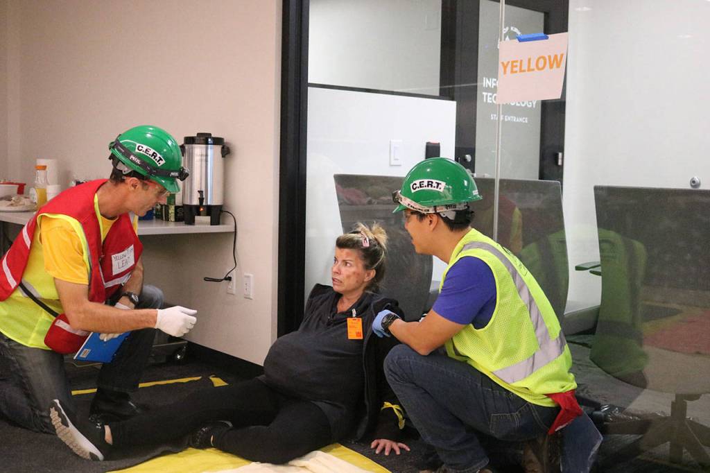 Kirkland CERTs practice for the big one