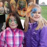 Two youngsters show off their face paintings at Winterfest 2017. Samantha Pak, Kirkland Reporter
