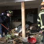 Kirkland Firefighters work to stabilize the building and clean the wreckage in the aftermath of Wednesdays collision. Kailan Manandic, Kirkland Reporter