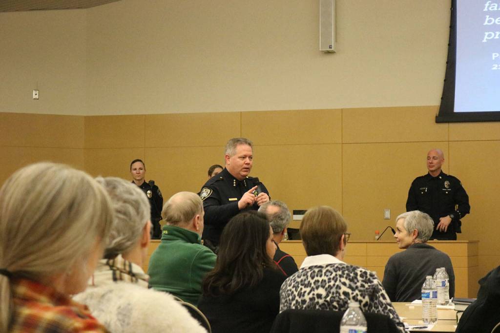 Mylett encourages residents to get more involved with their local police departments. Nicole Jennings, Reporter Newspapers