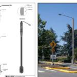 A rendering of Verizons light pole small cell implementation designs. <em>Courtesy of the city of Kirkland</em>