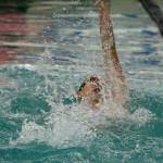 Lake Washingtons Alex Karulin rips through the 100-yard backstroke at last weeks meet at the Juanita Pool. Andy Nystrom, Kirkland Reporter