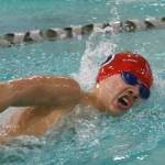 Juanitas Eugene Ngo powers through the 200-yard freestyle last week. Andy Nystrom, Kirkland Reporter