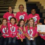 The LEGO Lassies of Kirkland recently won two Champions Awards at FIRST LEGO competitions in the last two months. Courtesy photo