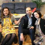 (Left to right) Jérôme Vasseur, Katya Samoylenko, Julien Bouetard, Clarisse Podalin, Cédric Barnet will all star in the Les Seagulls production, Le Prénome.Photo courtesy of Sébastien Plisson