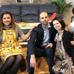 (Left to right) Jérôme Vasseur, Katya Samoylenko, Julien Bouetard, Clarisse Podalin, Cédric Barnet will all star in the Les Seagulls production, Le Prénome.Photo courtesy of Sébastien Plisson