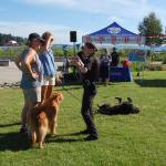 Kirklands Animal Control Officer Jennifer Matison talks to residents at Pet-a-Palooza at Juanita Beach Park. Katie Metzger/staff photo