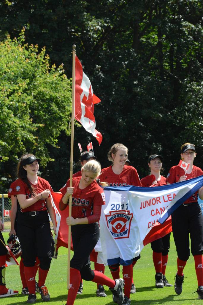 Team Canada enters the field at last years opening ceremonies. Andy Nystrom / staff photo