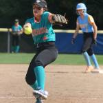 A Puerto Rican pitcher unleashes the ball. Andy Nystrom / staff photo