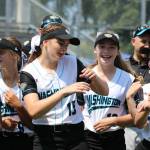 Redmond players get dancing. Andy Nystrom / staff photo