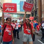 Members of the Democratic Socialists of America at a recent Single-Payer Strategy Conference in Minneapolis. Representatives from Seattle DSA attended the event. Courtesy photo