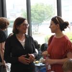 Rep. Suzan DelBene talks with local parents about what they think of the Summer Meals program that aims to help hungry children. Kailan Manandic/staff Photo