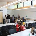 More than a dozen children came and went during Rep. Suzan DelBenes visit to the Kingsgate Library Summer Meals program. Kailan Manandic/staff Photo