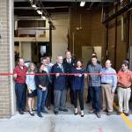 The Kirkland City Council, Fire Chief and city staff cut the ribbon for the newly renovated Fire Station 25. Samantha Kelly, Kirkland Volunteer Photographer