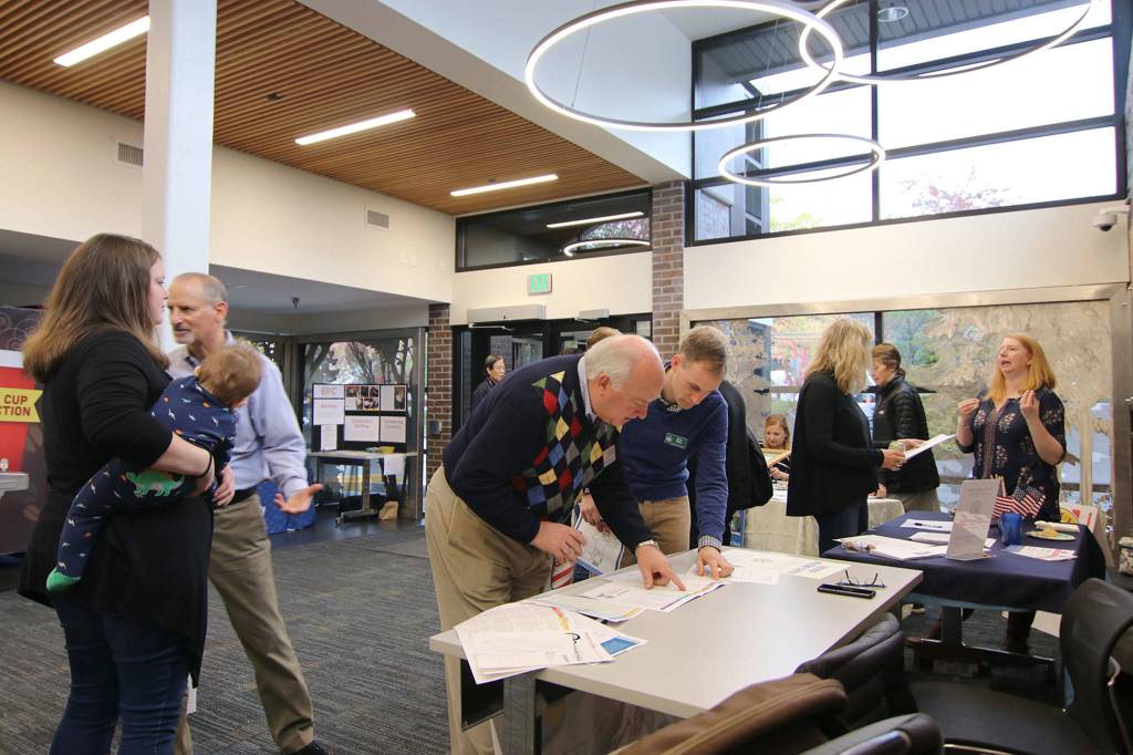Kirkland city staff members help attendees at City Hall for All find what theyre looking for. Photo courtesy of the city of Kirkland