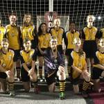 Back row, left to right: Coach Chris Burke, Julia OGorman, Mackenzie Burke, Emily Nikolai, Ariana Olson, Jazmin Camarena, Katie Main, Ritika Managuli, Laura Anker, Samantha Henry, Roxanne Taggart and coach Nelson Taggart. Front row, left to right: Sophia Longcore, Kaylee Allen, Michelle Ladiges, Katelyn Higgins, Rebecca Winkler, Natalie Sauze and Ashley Allen. Courtesy photo