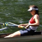 Cameron Laukaitis rows through the Montlake Cut at the Head of the Lake in early November. Courtesy photo