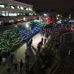 Google hosted their fourth annual musical holiday lights show on the Cross Kirkland Corridor on Dec. 7. Stephanie Quiroz/staff photo.