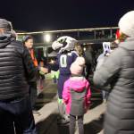 Community members had the opportunity to meet and greet Blitz from the Seattle Seahawks. Stephanie Quiroz/staff photo.