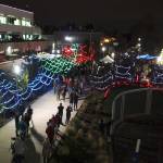 Google hosted their fourth annual musical holiday lights show on the Cross Kirkland Corridor on Dec. 7. Stephanie Quiroz/staff photo.
