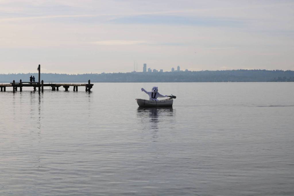 Starting the new year with a plunge at Marina Park