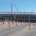 Entrance to the stadium from the corner of Prairie Avenue and East Arbor Vitae Street. Andy Nystrom / staff photo