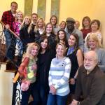 Barbie Young (third from the left) poses in a group shot with the Kirkland Downtown Association Board of Directors. Photo courtesy of Barbie Young