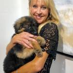 Barbie poses with a pet. Photo courtesy of Barbie Young