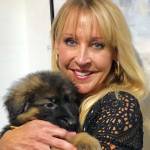 Barbie poses with a pet. Photo courtesy of Barbie Young