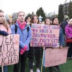 Thousands gathered at the third annual Womxns March on Jan. 19. Stephanie Quiroz/staff photo.