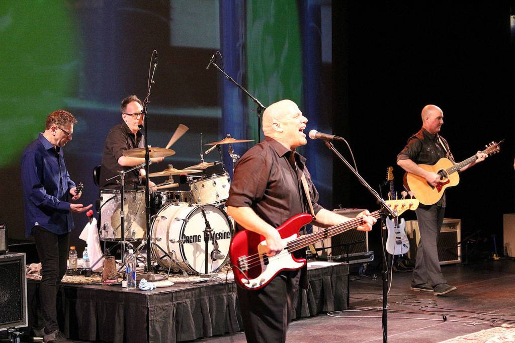 Crème Tangerine performs Dont Pass Me By. From left: Daniel Grant, Jeff Lockhart, Rick Jones and Tim Mushen. Madison Miller/staff photo
