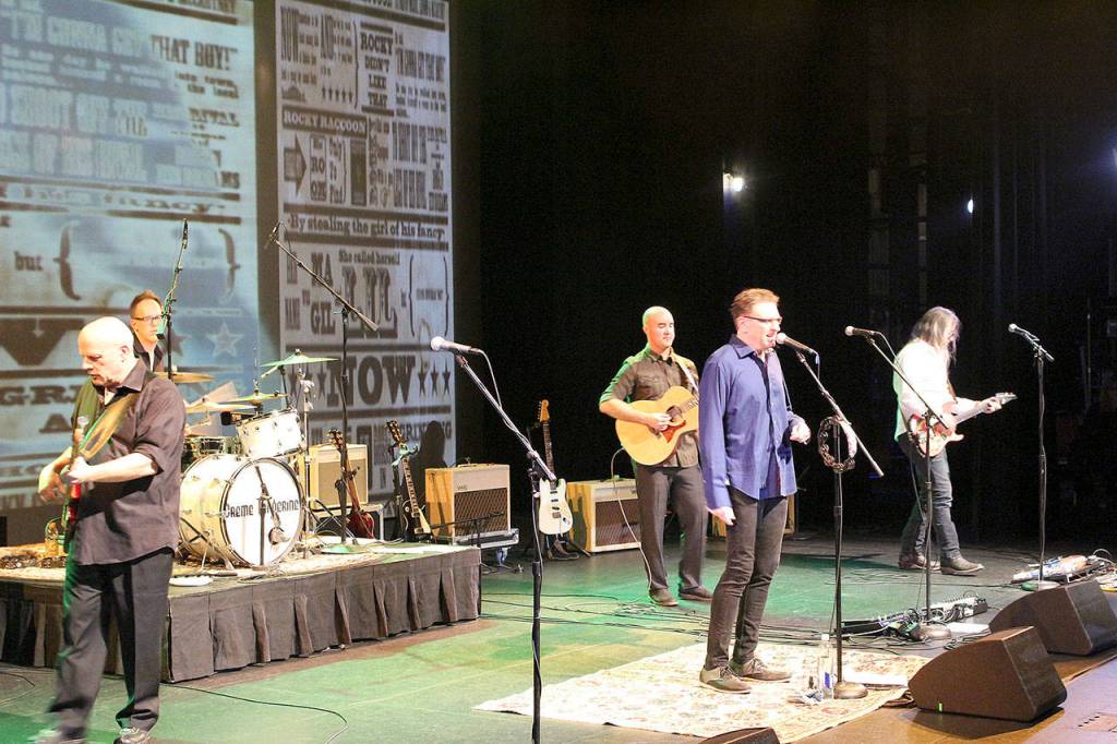Crème Tangerine performs Rocky Raccoon. From left: Rick Jones, Jeff Lockhart, Daniel Grant, Tim Mushen. Madison Miller/staff photo