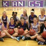Front row, from left, Jen Estes, Sophia Liesse, Ellie Pederson, Rosa Smith and Emma Boctor; back row, from left, Brooke Filan, Zaria Opara, Elise Hani, Ari Issa and Hannah Sitterud. Andy Nystrom / staff photo