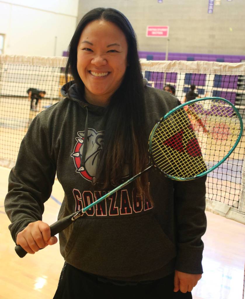Janine McNally is Lake Washingtons new girls badminton head coach. Andy Nystrom/ staff photo