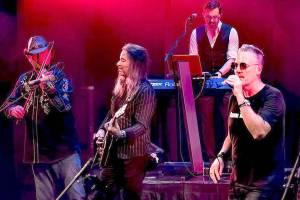 KPCs All Star House Band set to perform classic rock anthems at the third annual benefit concert. From left: Geoffrey Castle, Jakael Tristram, Chuck Dorsett and Byron Prather. Ronnie Yonker Photography.