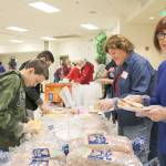 125 sack lunches were to the Safe Parking Program at the Lake Washington Methodist Church, Sophia Way, The Together Center, and to the residents of Camp Unity and Safe Parking at St. Judes. Stephanie Quiroz/staff photo