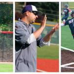 From left to right, Lake Washingtons Nation Wood is the 3A KingCo Player of the Year, LWs Derek Bingham is the 3A KingCo Coach of the Year and Juanitas Sasha Mitchell is the 3A KingCo most valuable player. Andy Nystrom / staff photos