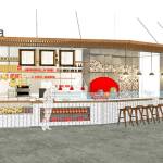 Tutta Bella will open a smaller location within QFCs Kirkland Urban location this summer. While the in-store restaurant wont offer the traditional seating of a Tutta Bella location, it will offer the same quality food with a wood-burning oven and authentic ingredients. Rendering courtesy of Tutta Bella Neapolitan Pizzeria