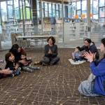 Courtesy photo                                King County Library System executive director Lisa Rosenblum participates in a library Story Time event.