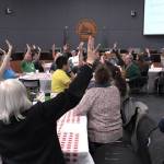 Kirkland residents engage in the interactive Sustainability Forum on Saturday, June 22. Photo courtesy of city of Kirkland