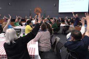 Kirkland residents engage in the interactive Sustainability Forum on Saturday, June 22. Photo courtesy of city of Kirkland