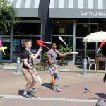 Professional Juggler gives lessons to participating Kirkland citizens. Evan Pappas/Staff Photo