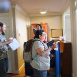 Kol Ami members gathered for a vigil service after the protest on July 12. Stephanie Quiroz/staff photo