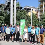 Elected officials, and community leaders from Redmond, Kirkland, Bellevue and King County, and Eastrail Partners unveiled the new name for Eastside Rail on July 20. Stephanie Quiroz/staff photo