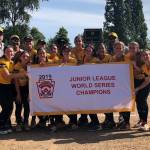 The Southeast squad won the Junior League Softball World Series title. Courtesy of the Junior League Softball World Series