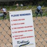 The sign says it all at Everest Park in Kirkland. Andy Nystrom/ staff photo