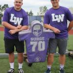 Lake Washington High seniors David Dean, left, and Ryan Thomson have started for the Kangs since they were sophomores. Andy Nystrom/ staff photo